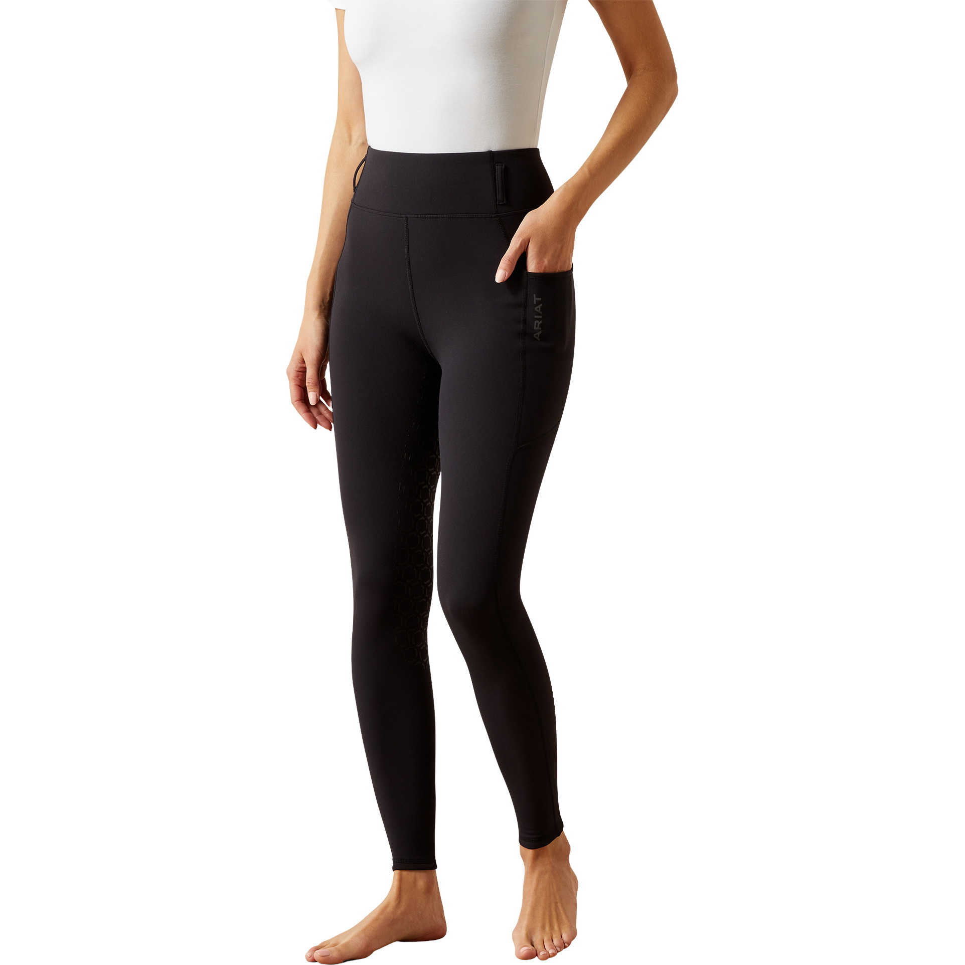 2025 Ariat Femmes Venture 2.0 Thermique Siège Complet Tight 10062835 - Black